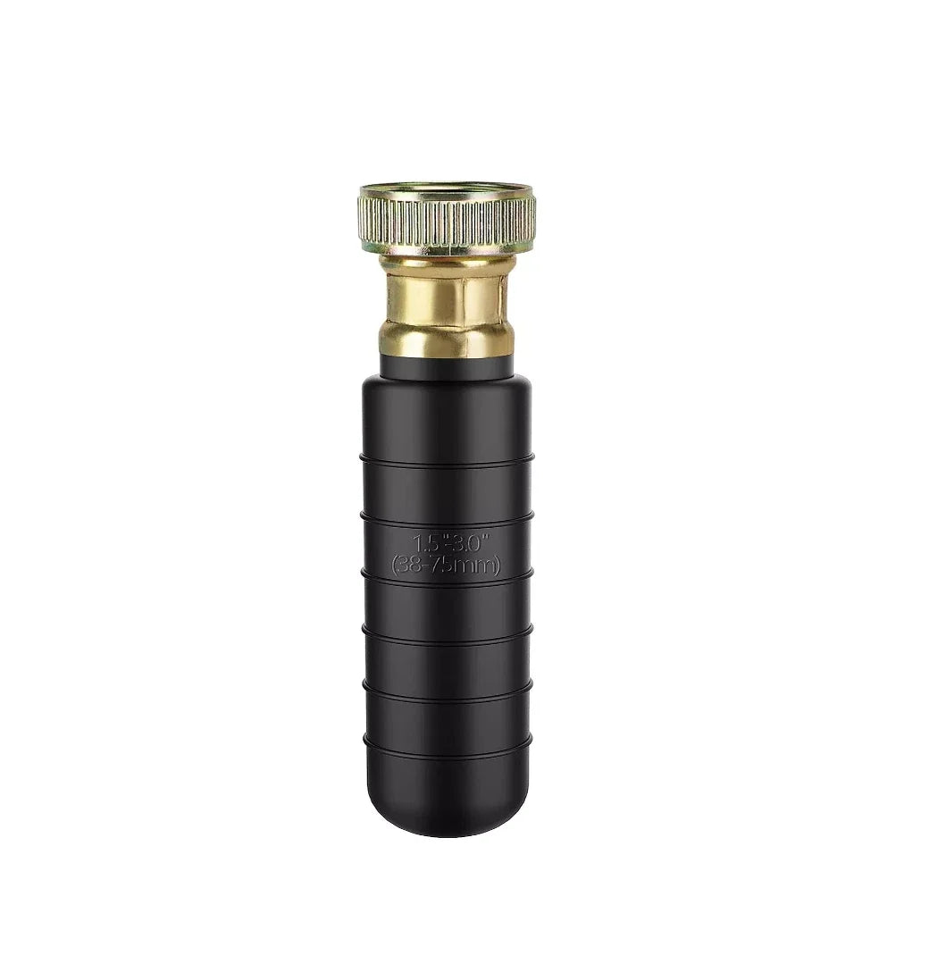 Clogged Sewer Pipe Drain Cleaning Bladder 1.5"-3" Garden Hose Tool