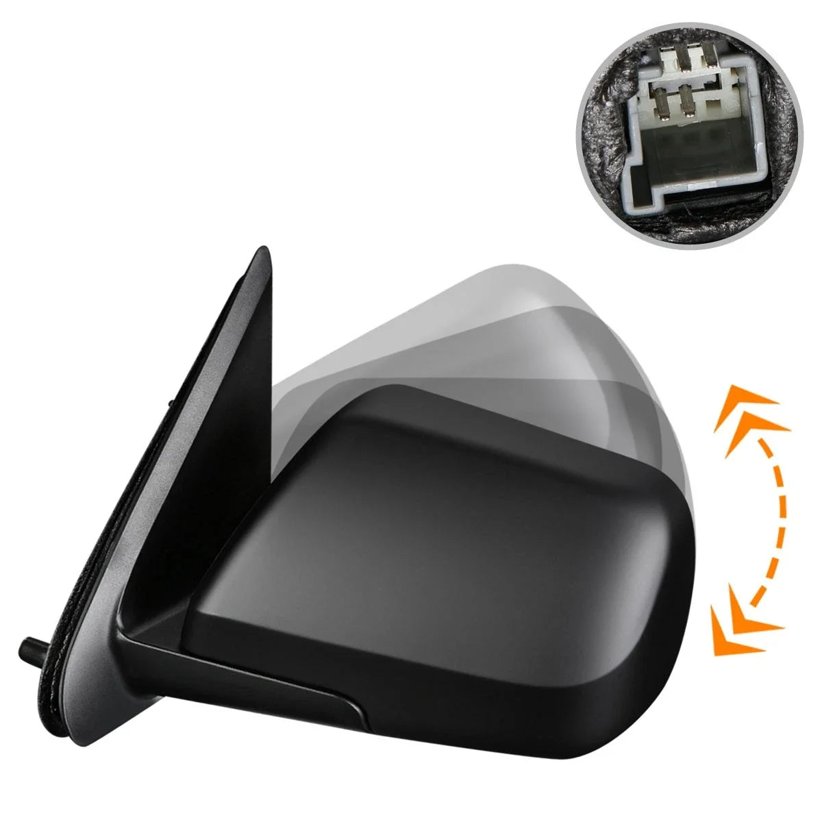 Rear View Side Door Mirror with Heat for Mazda Tribute (2009-2011)