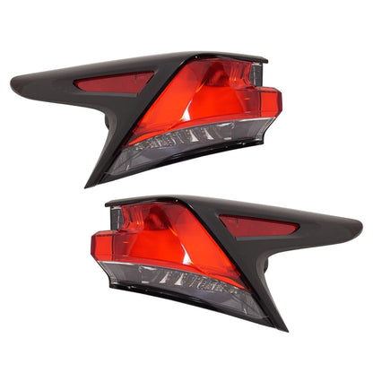 Tail Light Set for Lexus NX300h NX300 (2018–2021) Left Right Outer LED