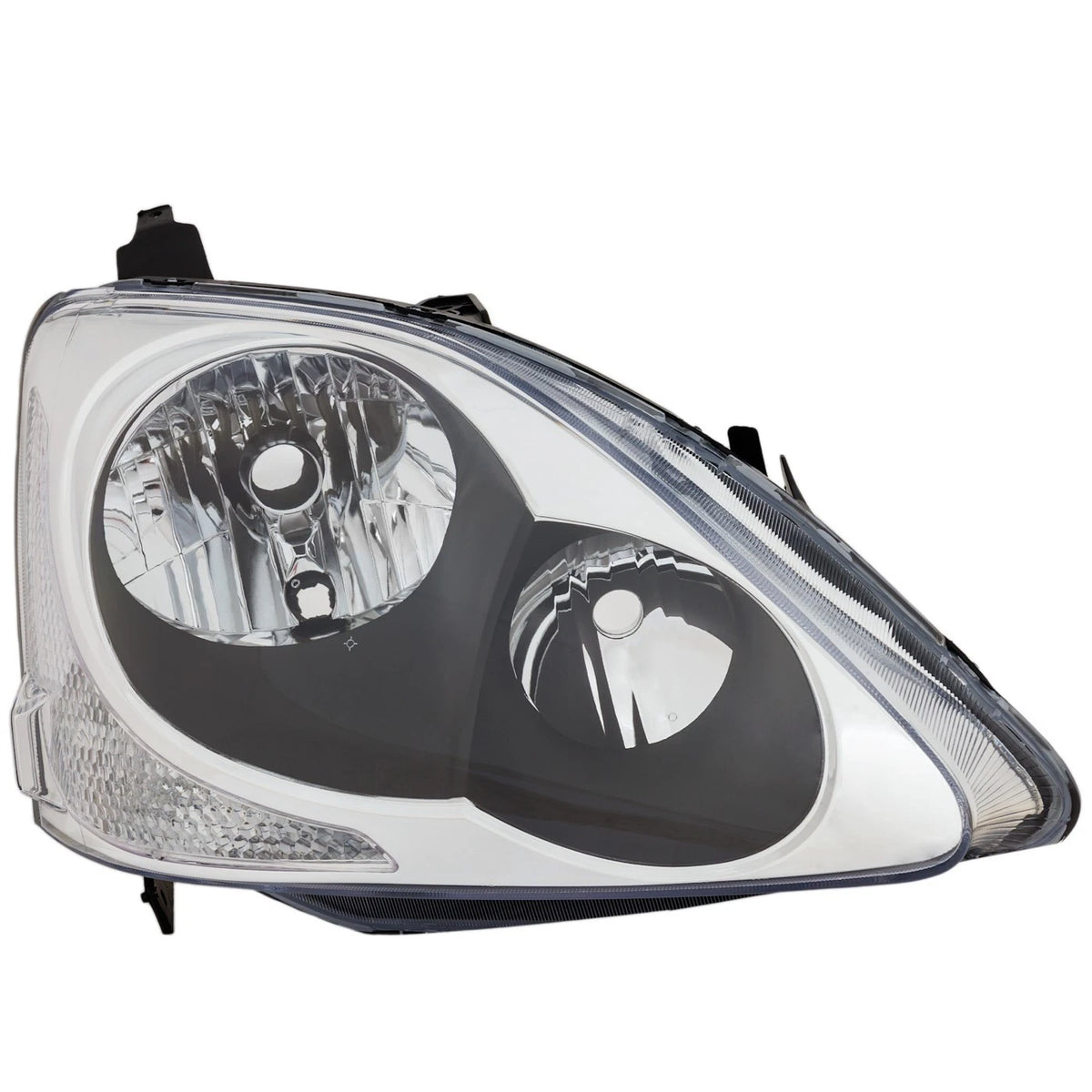 Passenger Side Headlight for Honda Civic (2004–2005) Halogen