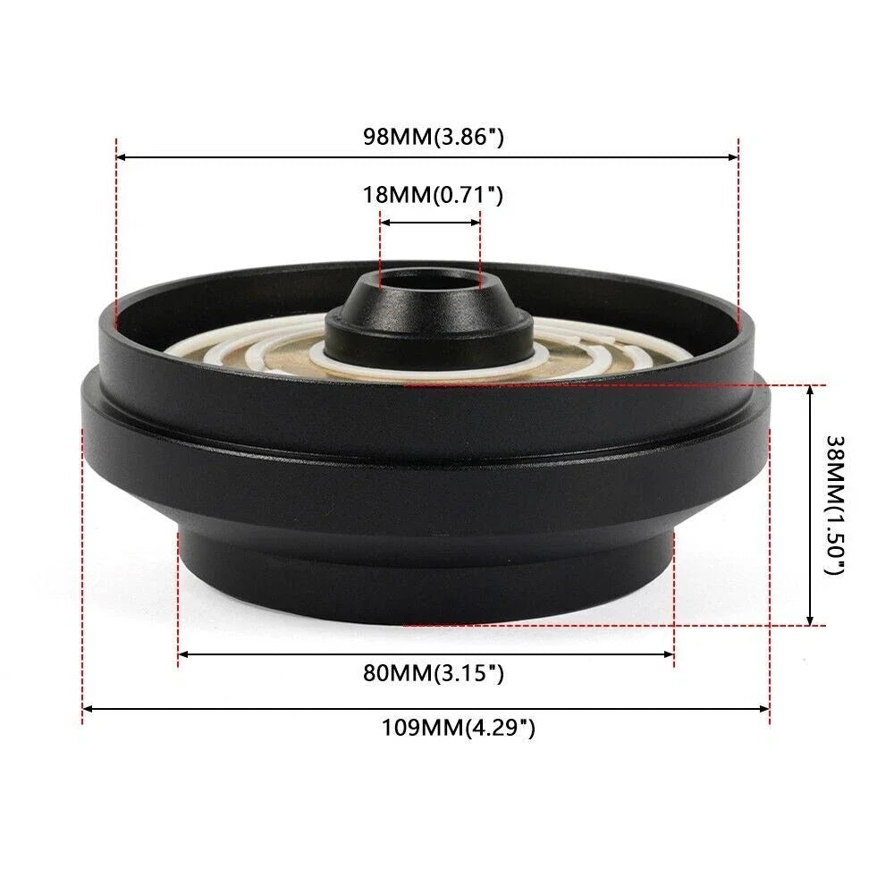 6-Hole Hub Adapter Kit for Ford Mustang GT SVT Steering Wheel (174H)