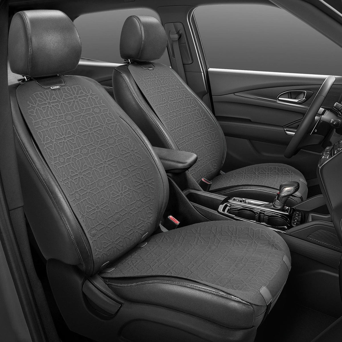 Set of 4 Protex Series Seat Covers for Universal Fit Car Truck Grey