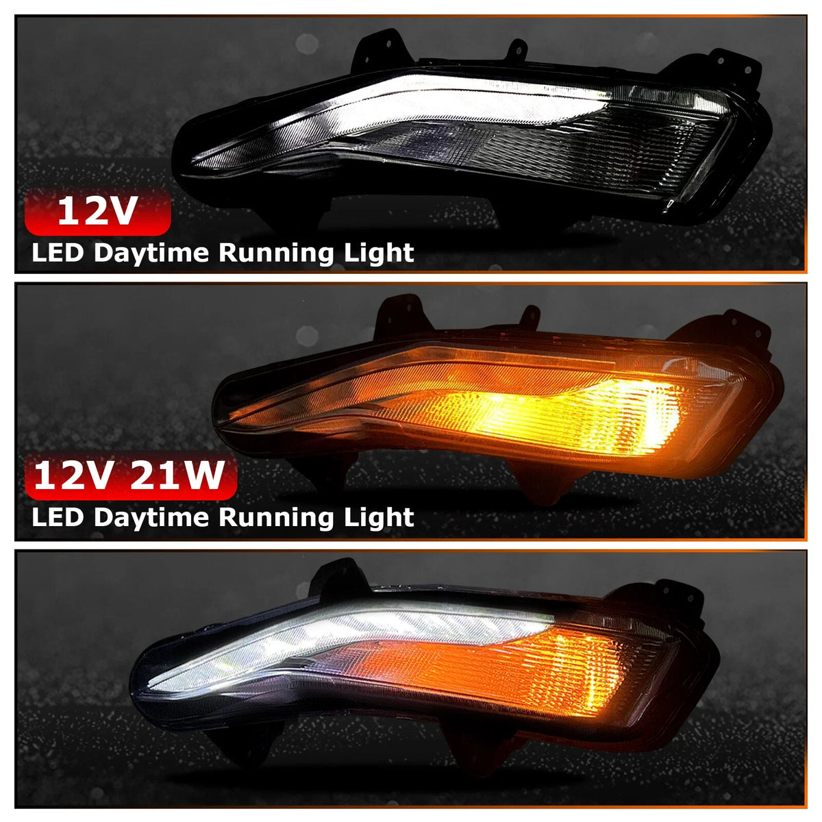 Turn Signal Light with LED DRL Fog Light for 2019-2022 Chevy Malibu