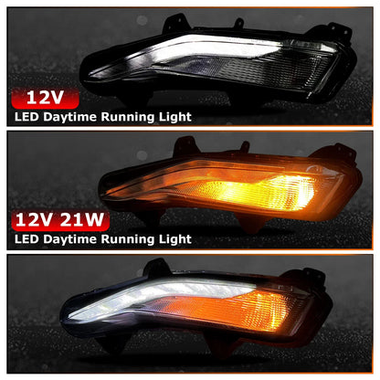Turn Signal Light with LED DRL Fog Light for 2019-2022 Chevy Malibu