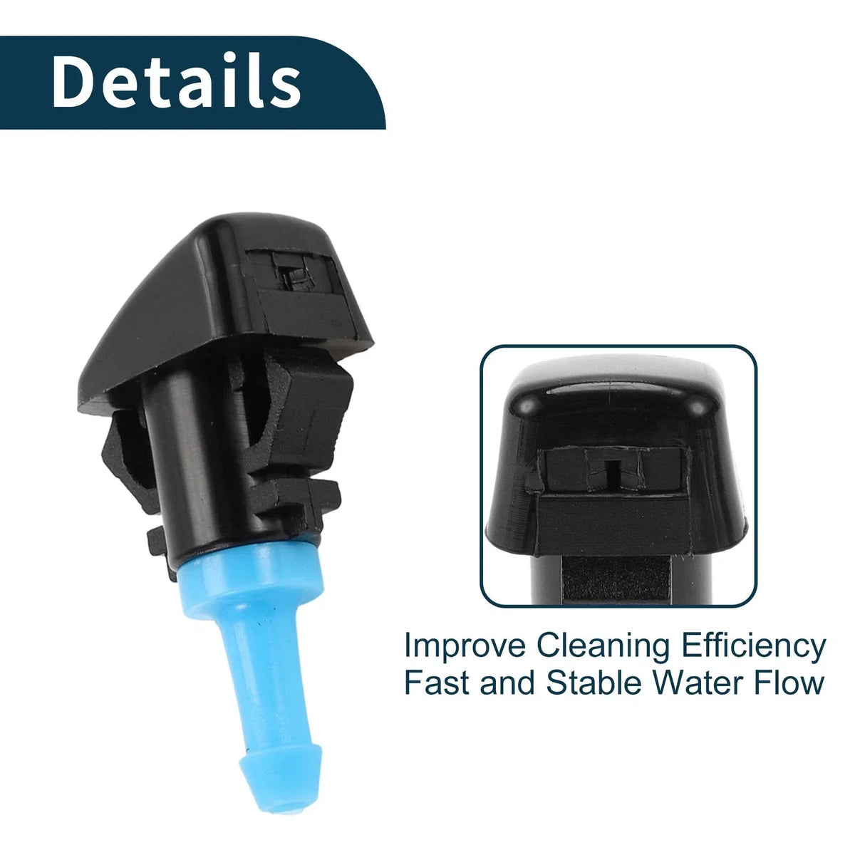 Washer Nozzle and Gasket with Fluid Hose for Dodge Grand 2001-2009