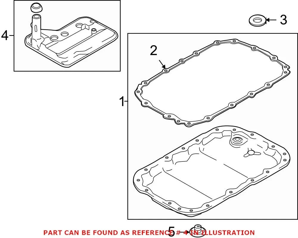 Transmission Filter for BMW (OEM 24117593565)