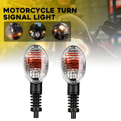 Clear Lens Turn Signal Light Pair for Kawasaki KLX250 D-Tracker 09-18