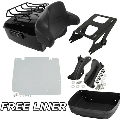Trunk Pad Top Rack Plate for Harley Electra Glide 2014 and Newer