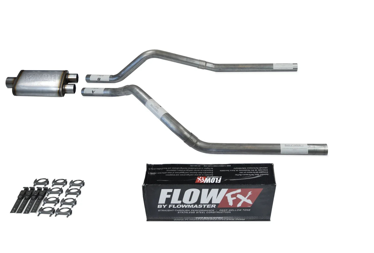 Dual Exhaust Kit 2.5" Flowmaster Flow FX for GMC Jimmy 2000-2004
