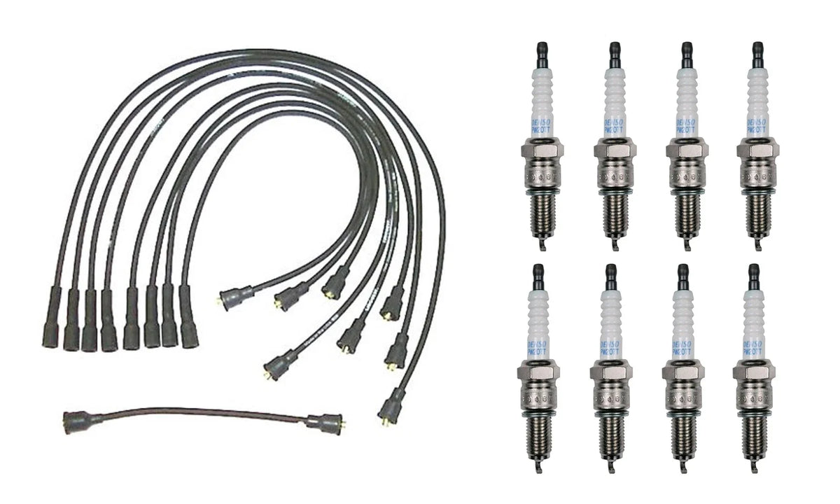Denso Wire Set & Platinum TT Spark Plugs Kit for Chevy 6.5L V8 (1992–2000)