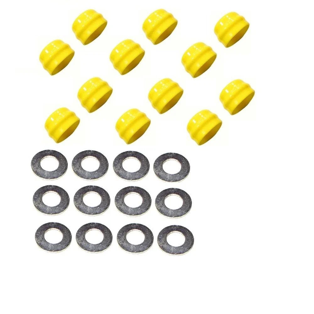Set of 12 Wheel Bearing Caps w/Washer for John Deere (Replaces GX21931)