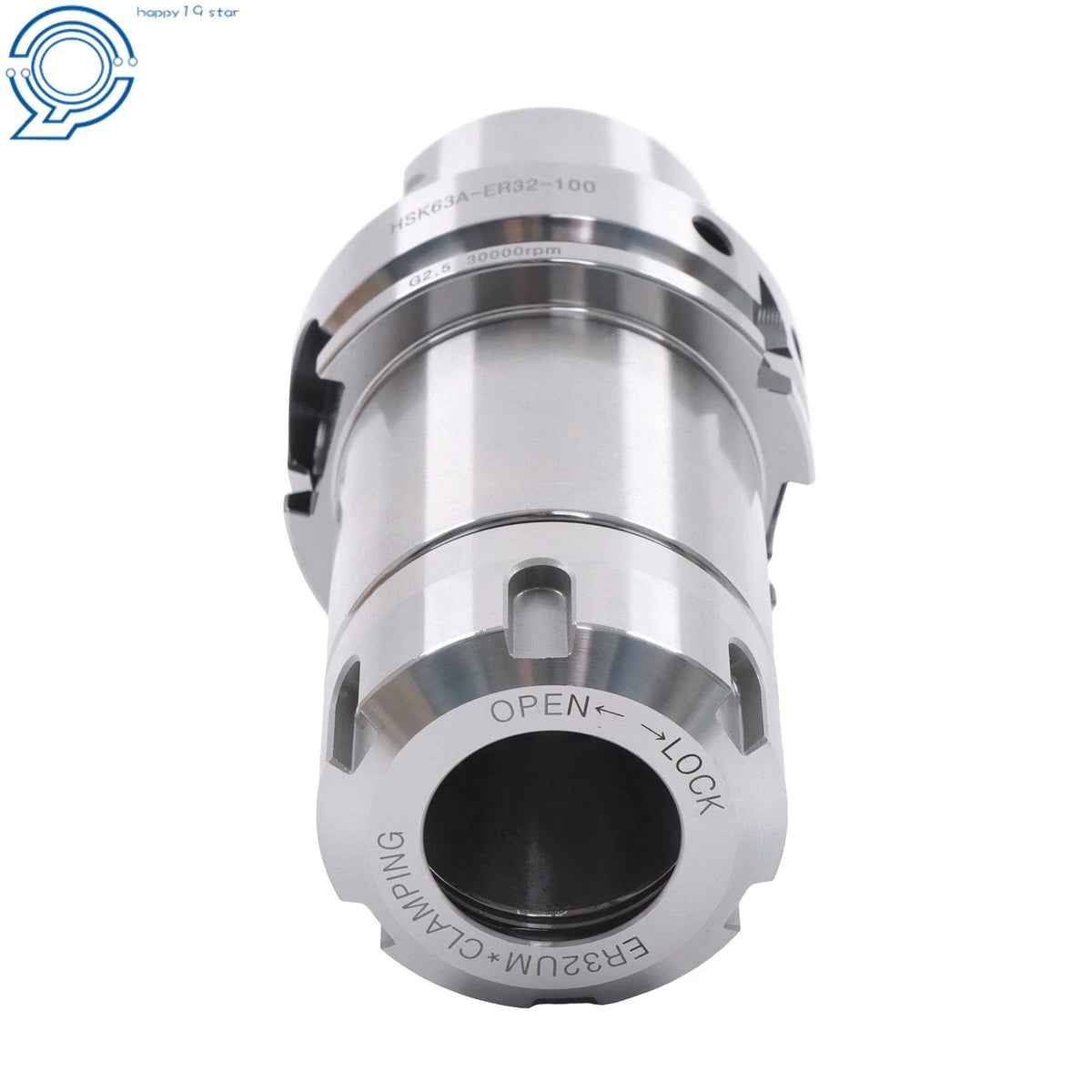 100mm HSK63A ER32 Collet Chuck Tool Holder G2.5 30000RPM Precision
