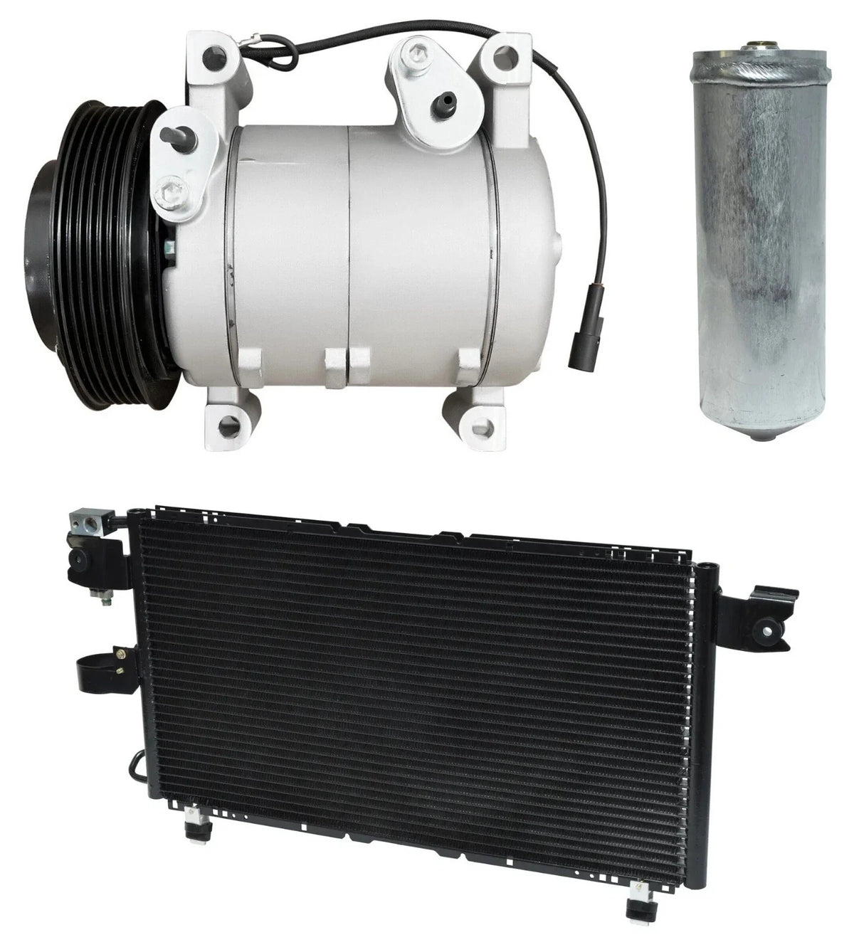 AC Compressor Kit With Condenser Replacement for Honda Passport (2000–2002)