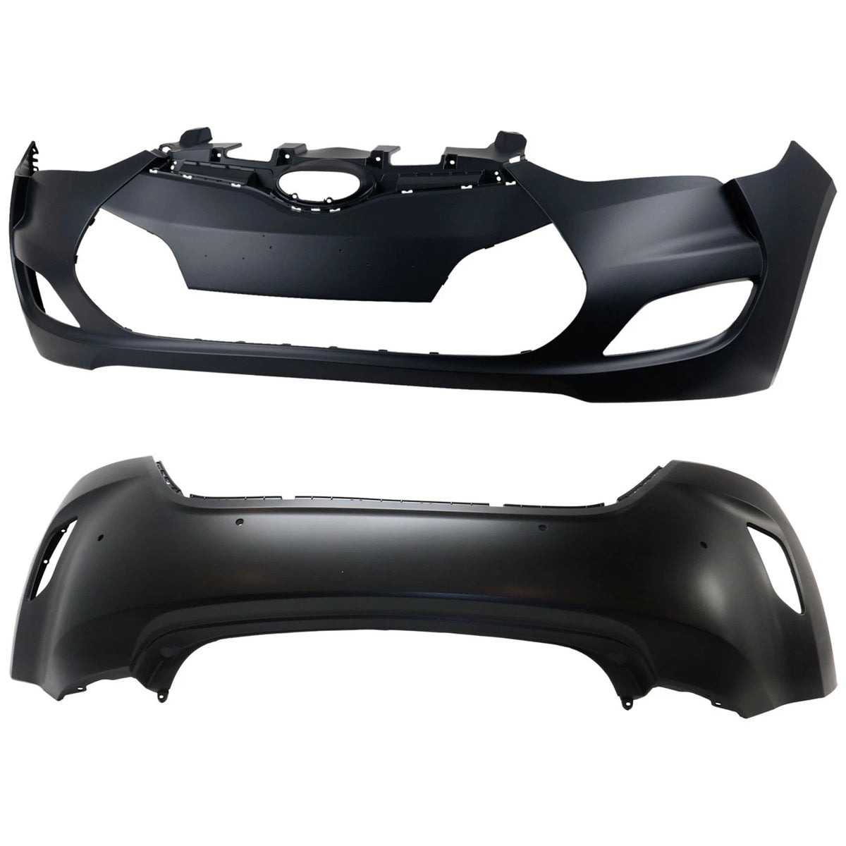 Set of 2 Bumper Covers for Hyundai Veloster (2012–2017)