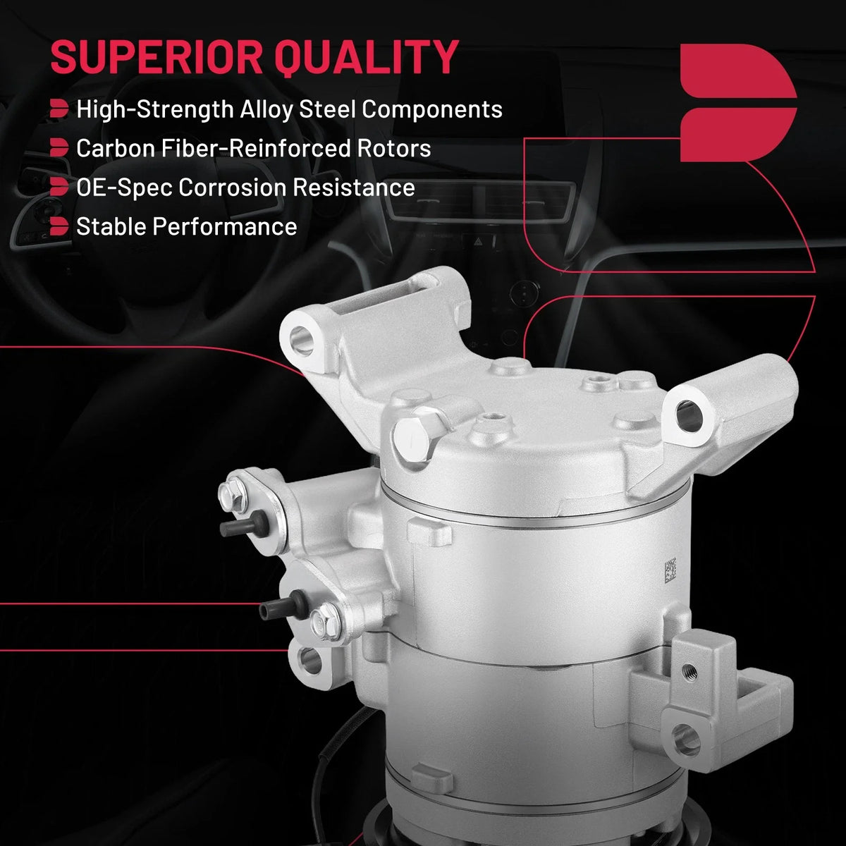 2.0L 2.5L AC Compressor for Mazda 3 (2014-2018) & CX-5 (2014-2022)