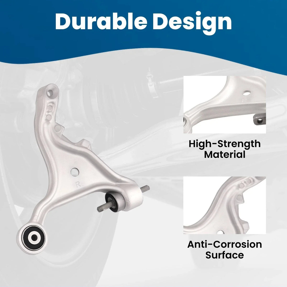 8x Lower Control Arm & Ball Joint for Volvo S80 (2000–2006)