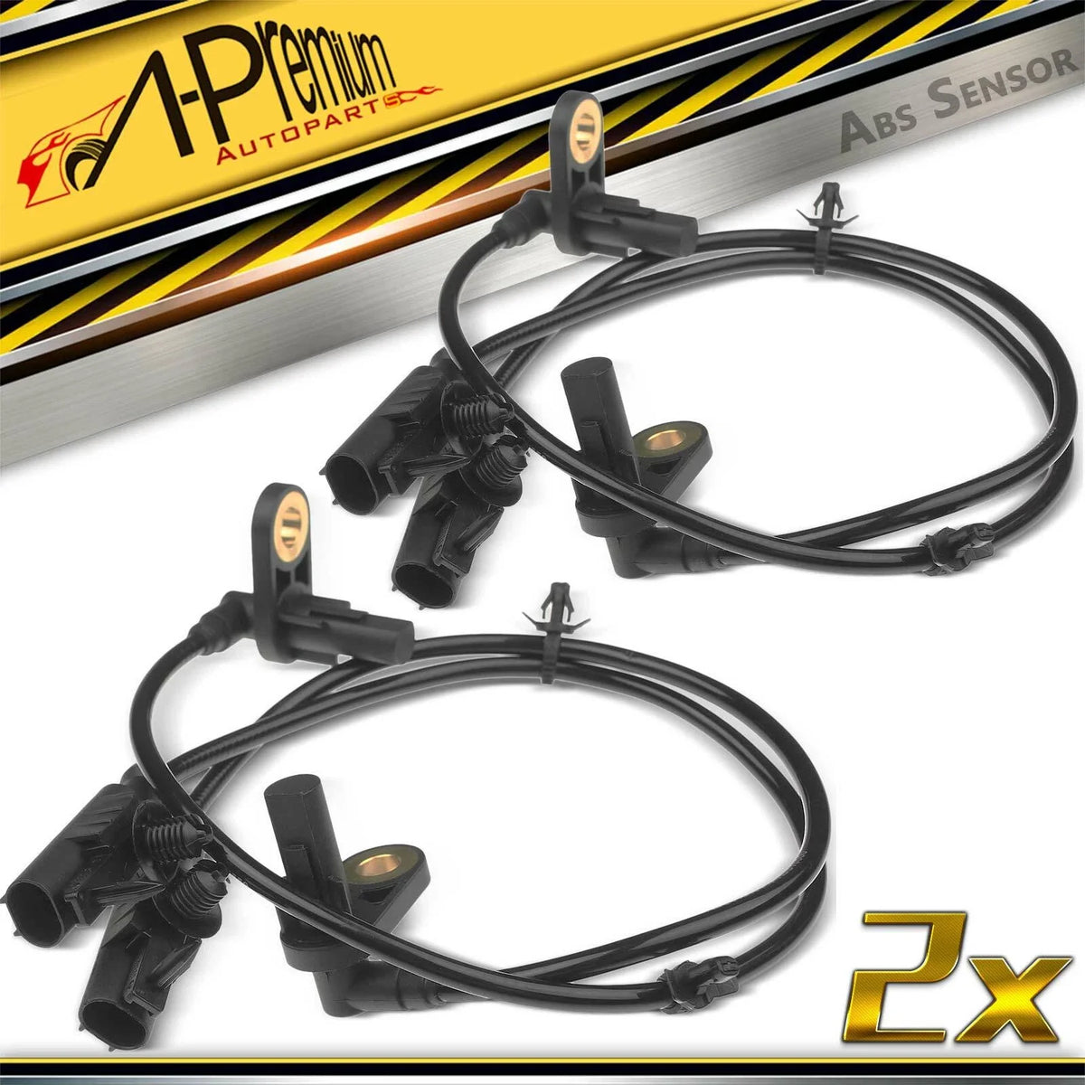2X Front ABS Wheel Speed Sensor for Nissan Versa (2007–2012)