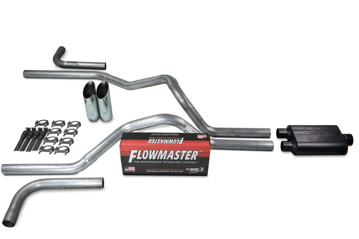 Dual Exhaust Kit for Dodge Ram 1500 (2004–2008) - 2.5" Flowmaster Super 44