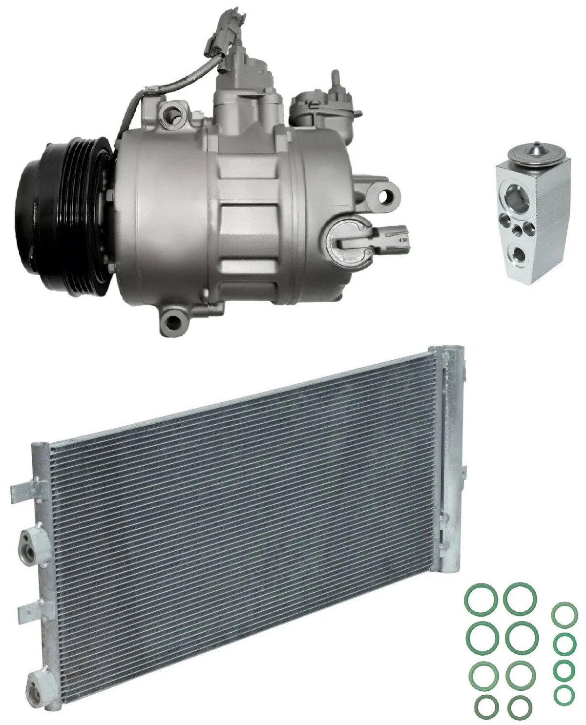 AC Compressor Kit With Condenser for Lincoln MKZ 2.0L (2015–2015)