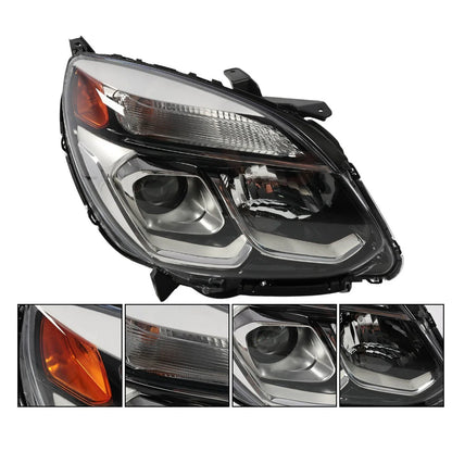 Passenger Side Front Headlight Chrome for Chevrolet Equinox 2016-2017