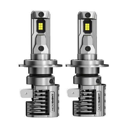 LED Headlight Bulbs H7 2X for NOVSIGHT 80W 18000LM 6500K