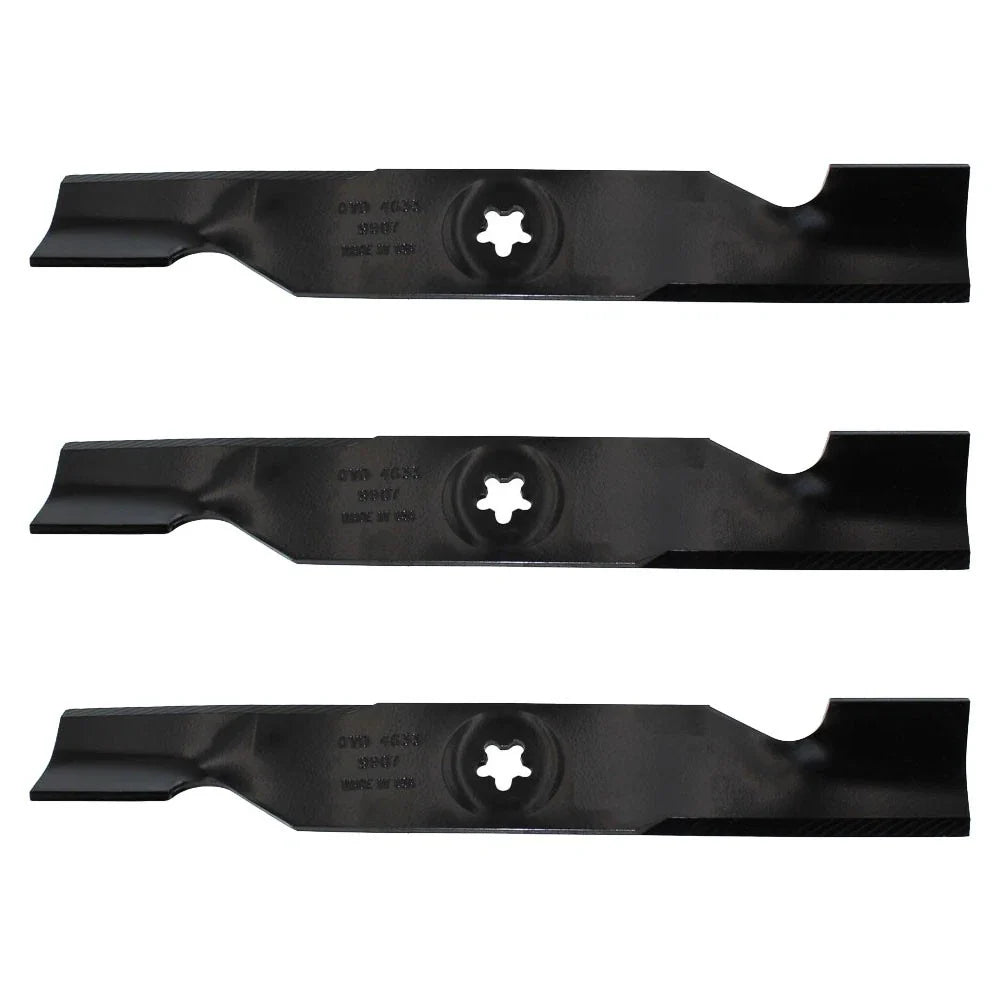 3 Mower Blades for AYP Craftsman (Fits 173920, 180054, 532180054, 917276022)
