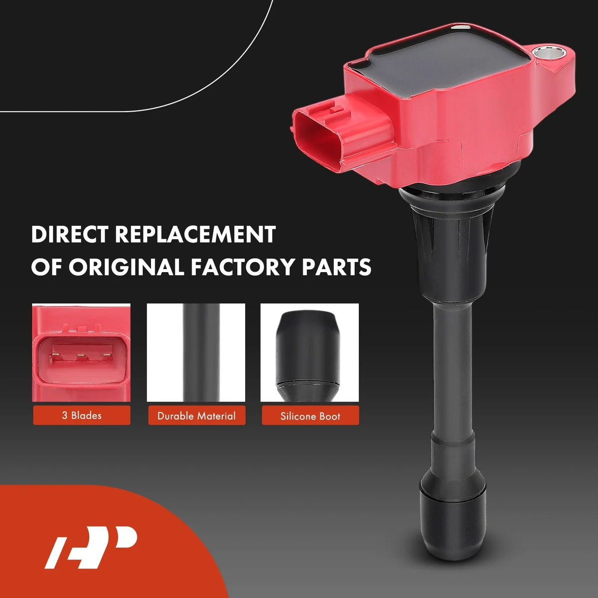 4 Ignition Coils with Iridium Spark Plugs for Nissan Versa 2012-2019
