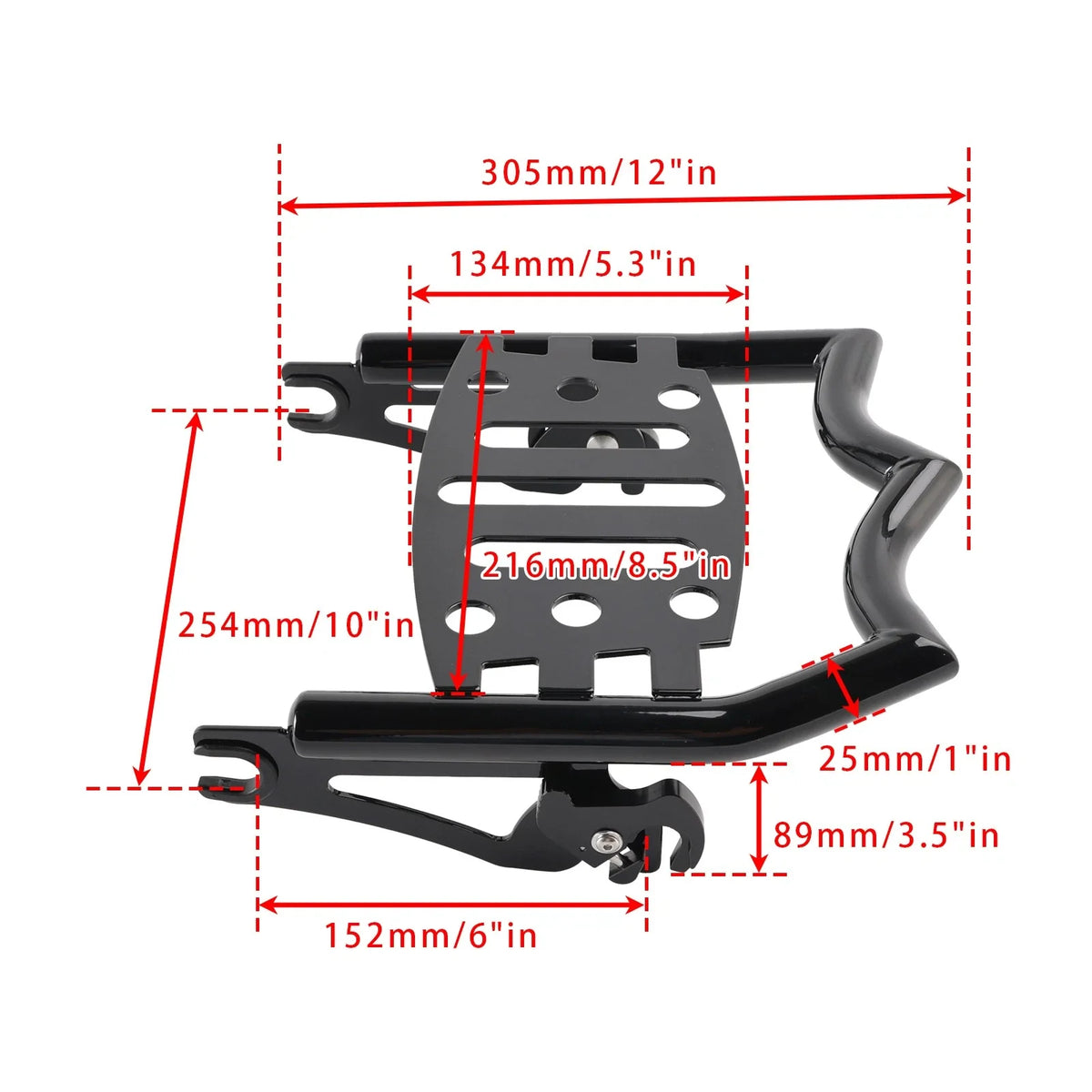 Removable Luggage Rack for Electra Glide Ultra Limited FLHT (2009-2024)