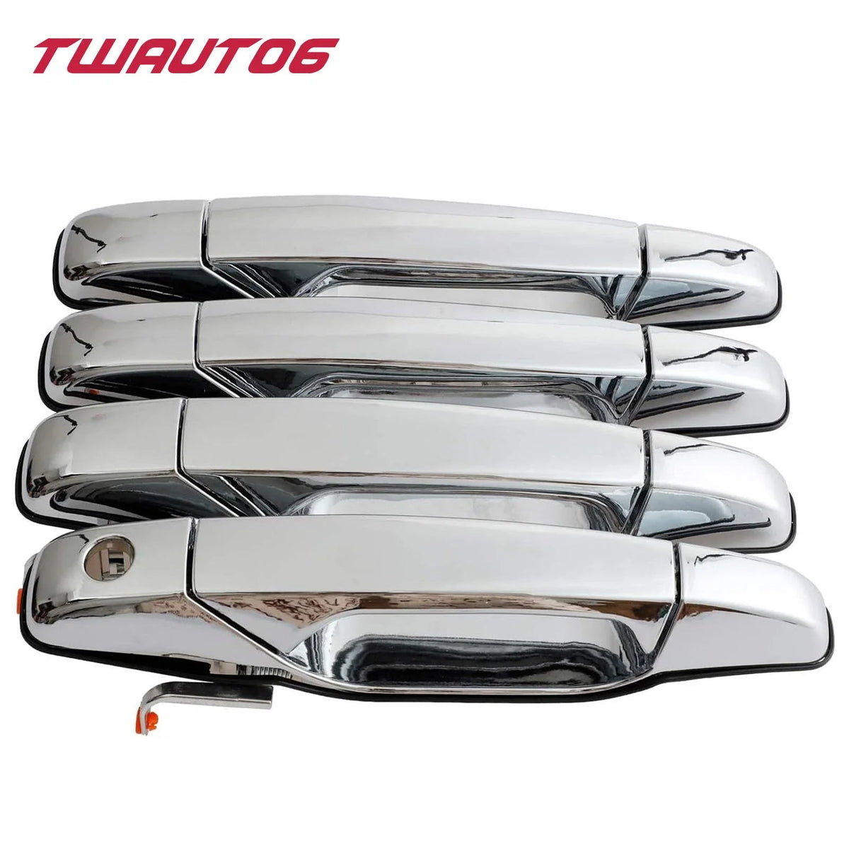 Exterior Chrome Door Handle 4 PCS for Chevrolet Silverado (2014–2019)