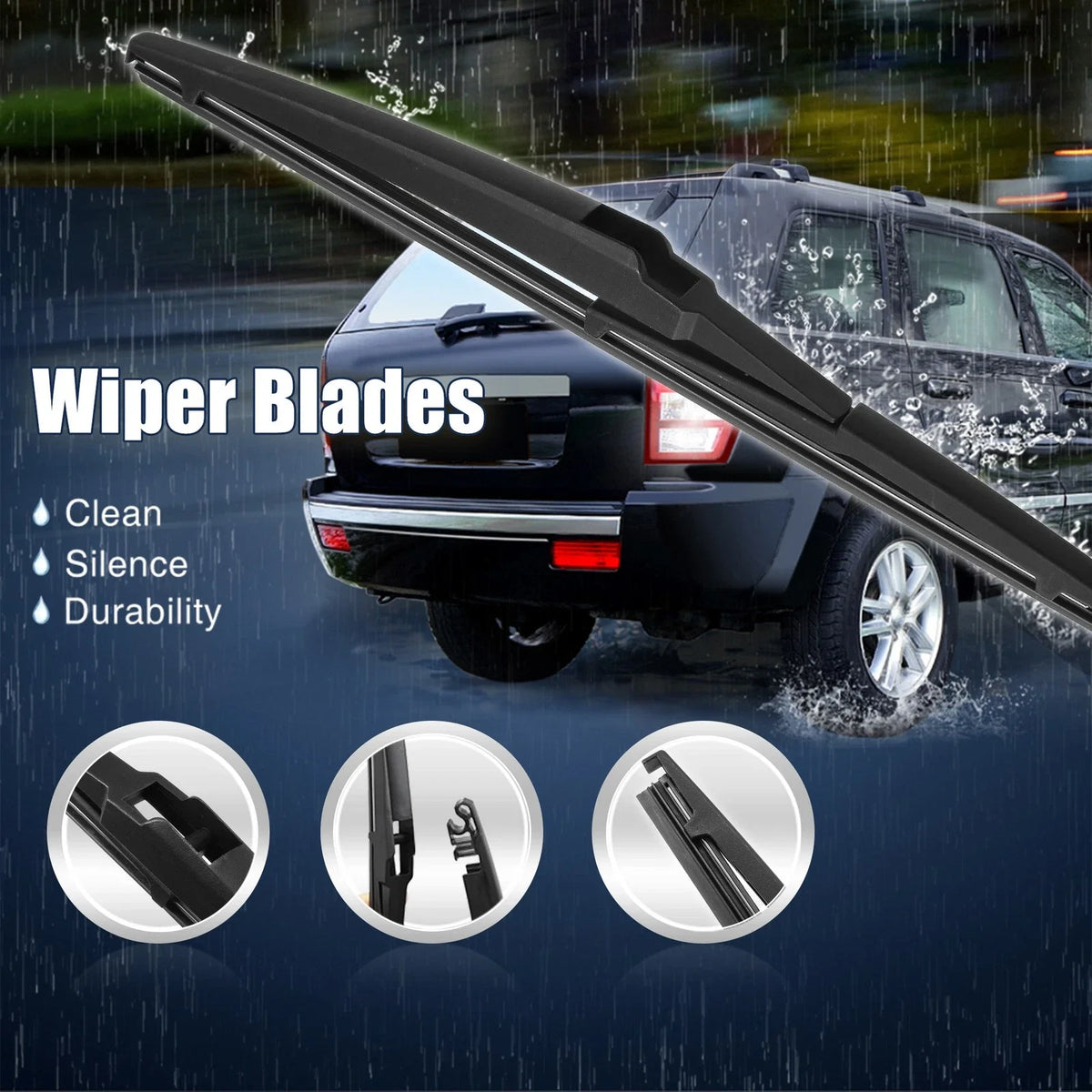 1 Pcs 310mm Rear Windshield Wiper Blade for Toyota 