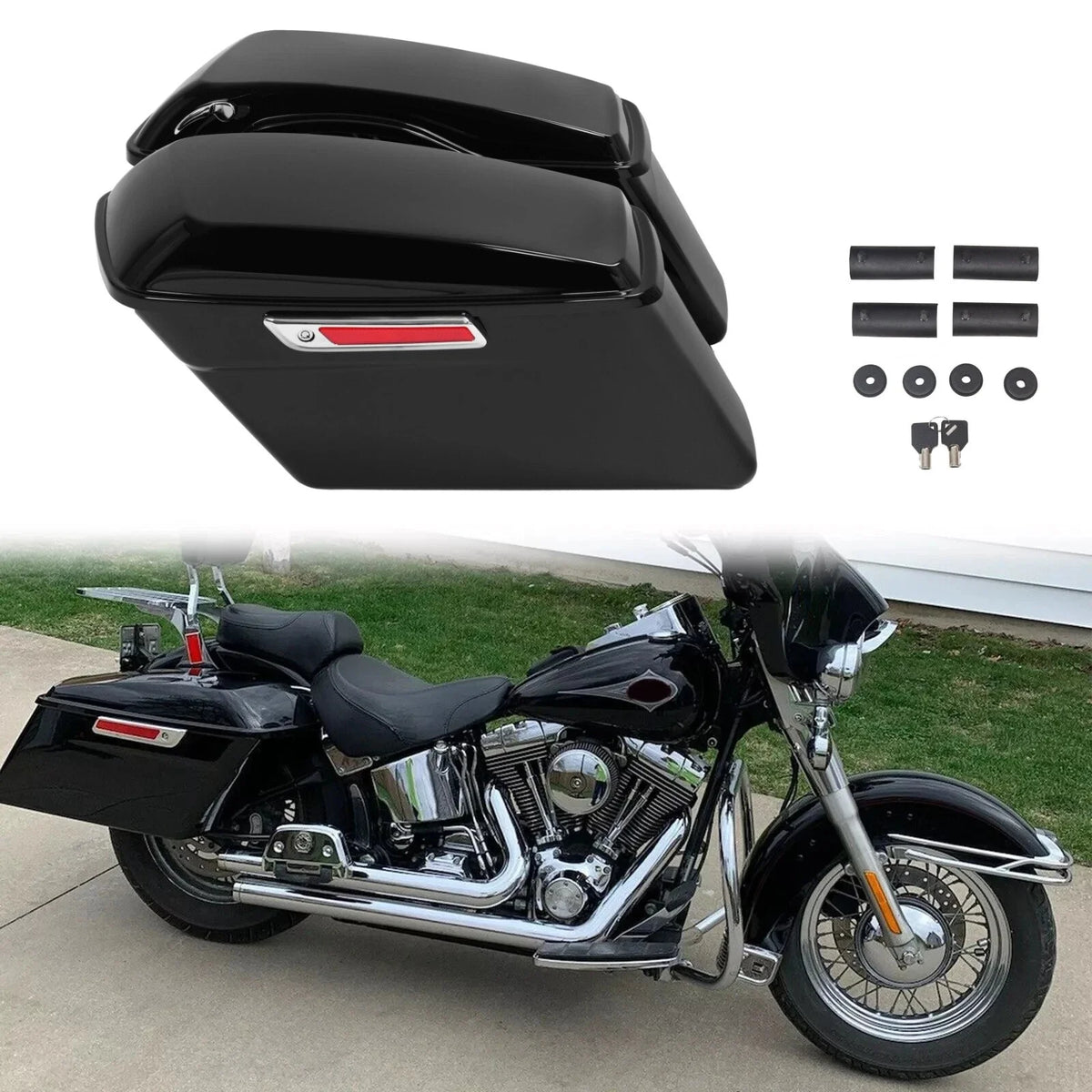 Saddle Bags for Road Street Glide FLHR FLTR Harley (1994-2013)