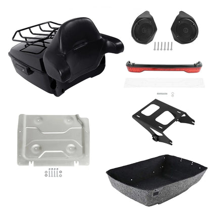 LED Speakers Plate with Lights for Harley Touring 2014-2026