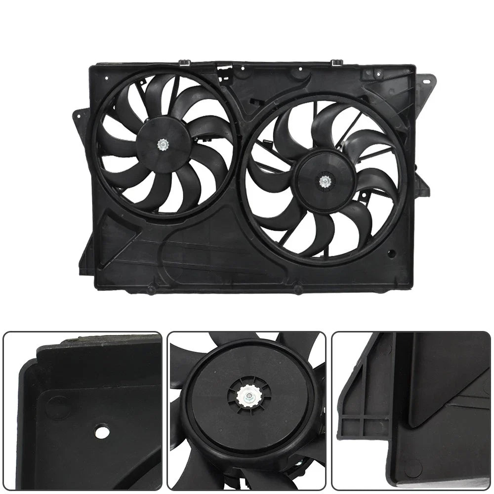 Radiator Condenser Fan Assembly with Shroud for Ford Explorer (2013–2019)