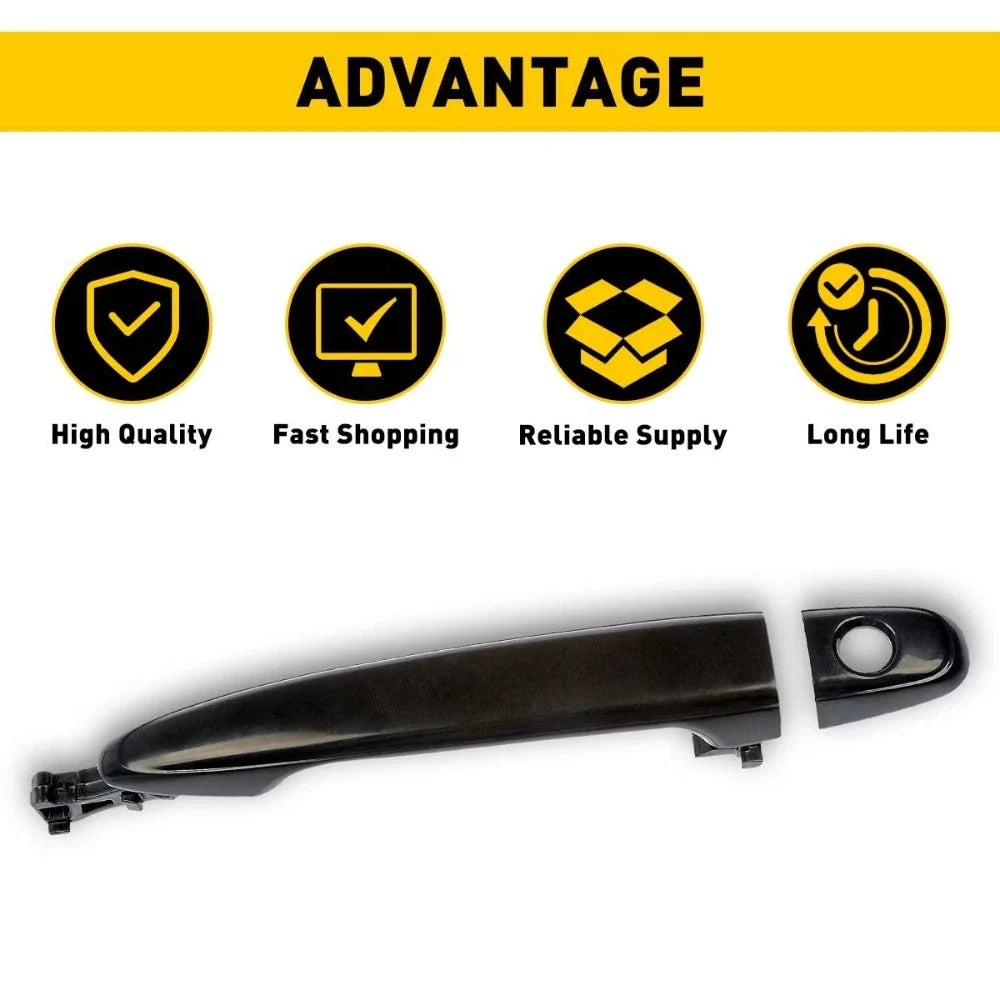Left Door Handle - Black for Toyota Avalon 2005 to 2017