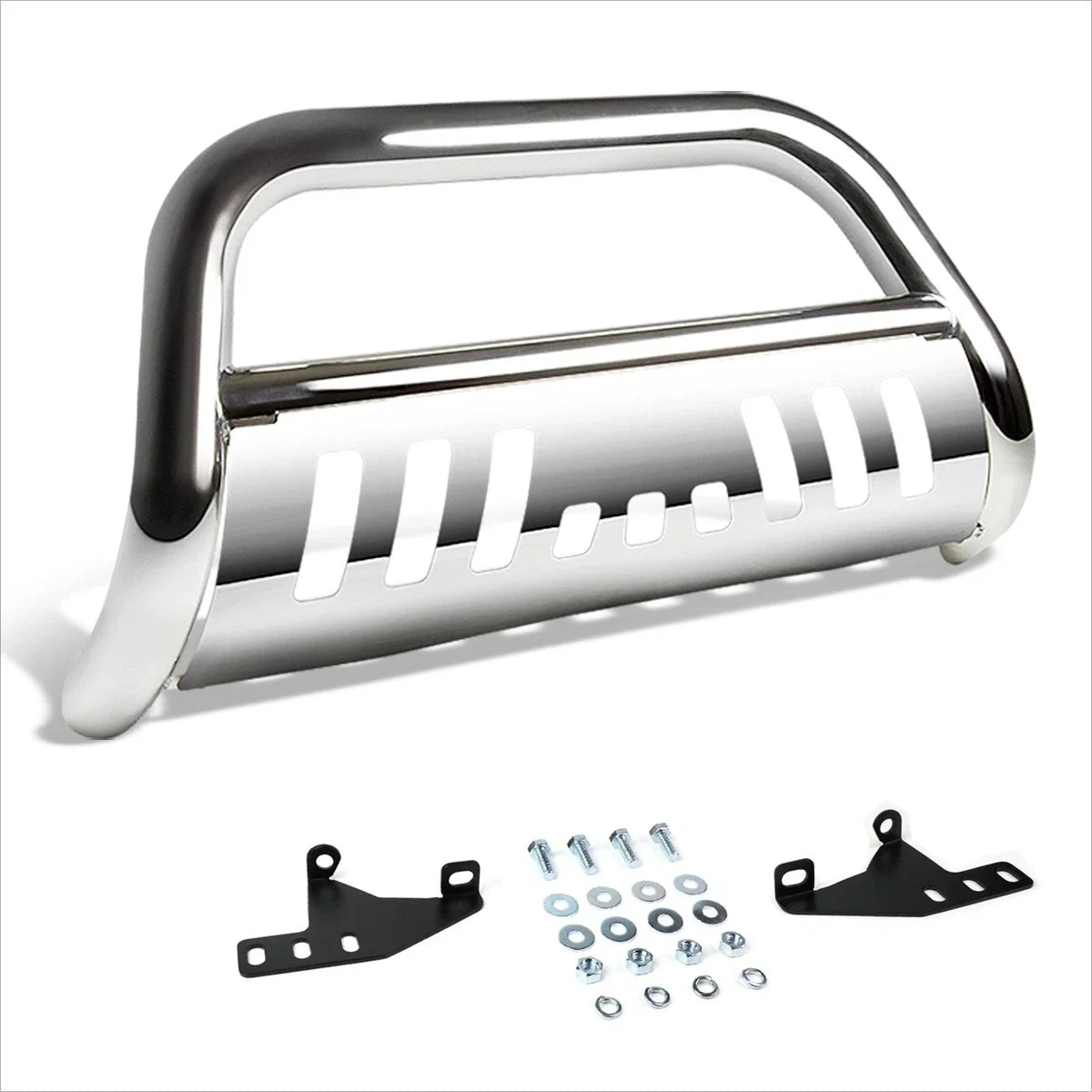 3" Tube Bull Bar Grille Guard Chrome for Honda Pilot/Ridgeline (2016–2017)