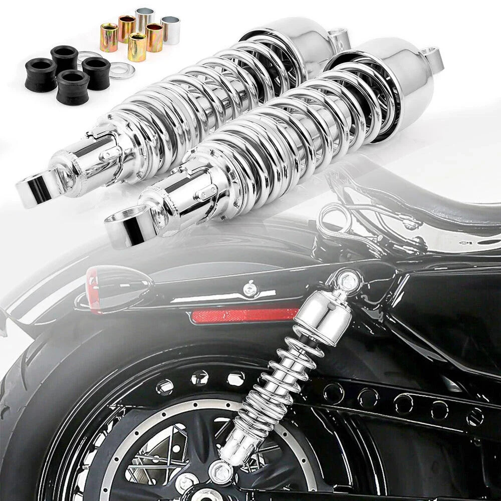 Pair of 13" Rear Shocks for Harley Sportster (1988–2024) / Touring (1980–2024)