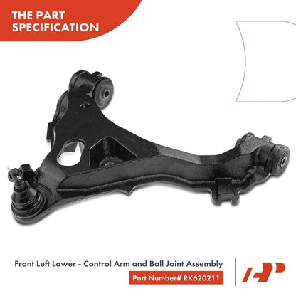 Front Left Control Arm with Ball Joint for Ford Expedition (1997-2023)
