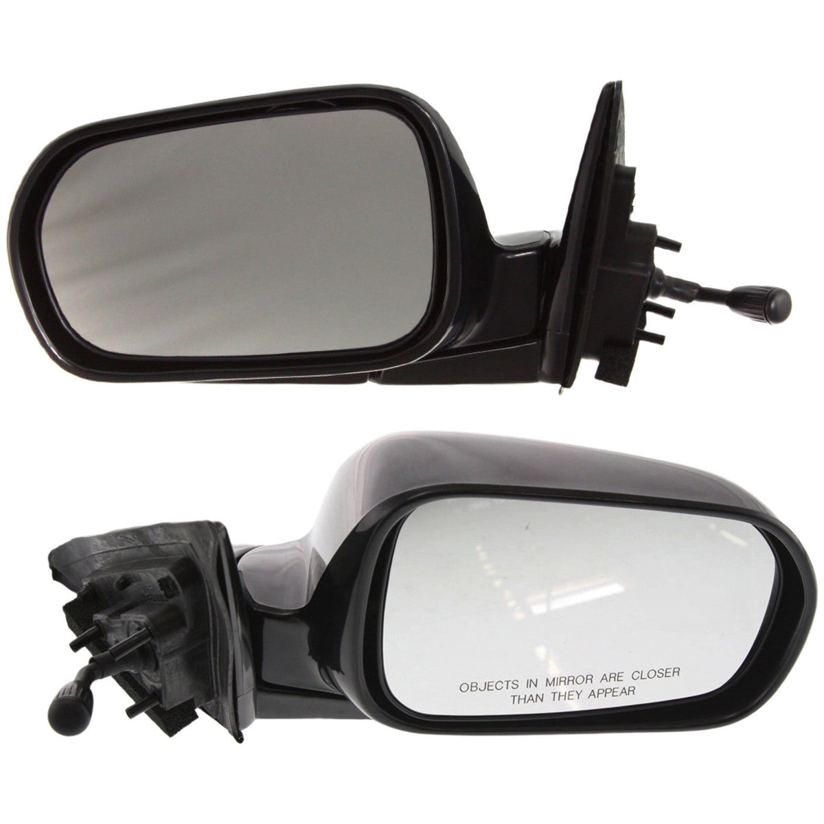 Pair of Remote Manual Mirrors for Honda Accord 1998 to 2002