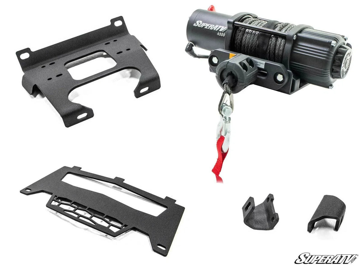 4500 lb Winch and Mounting Plate for Polaris RZR XP 1000 (2014-2018)