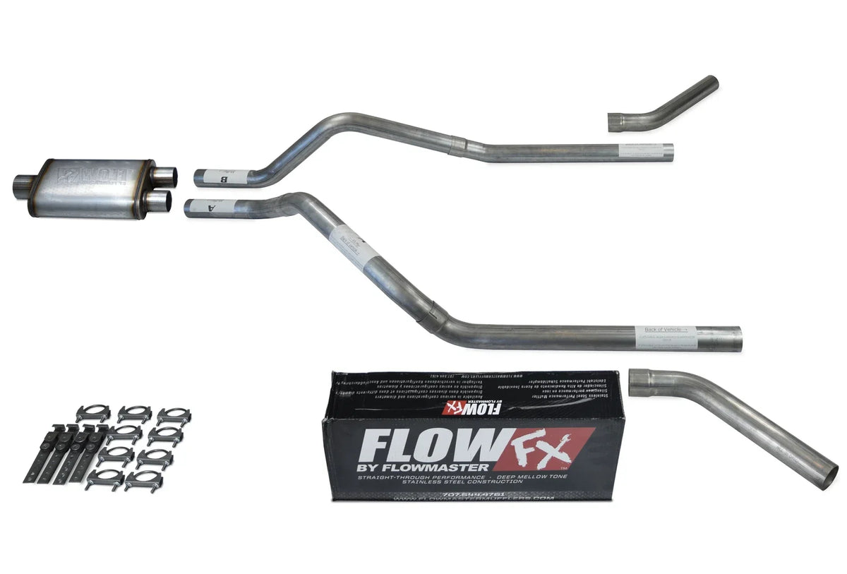 2.5" Dual Exhaust Kit - Flowmaster Flow FX for GMC Jimmy 2000–2004