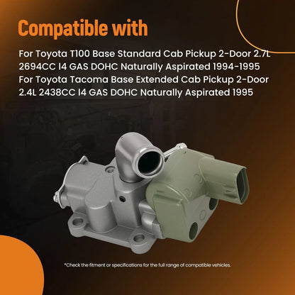 Idle Control Valve IAC for Toyota T100 Tacoma 2.4L 2.7L (94-95)
