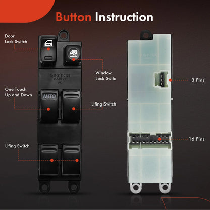 Window Switch for Nissan Altima (2002 to 2006)