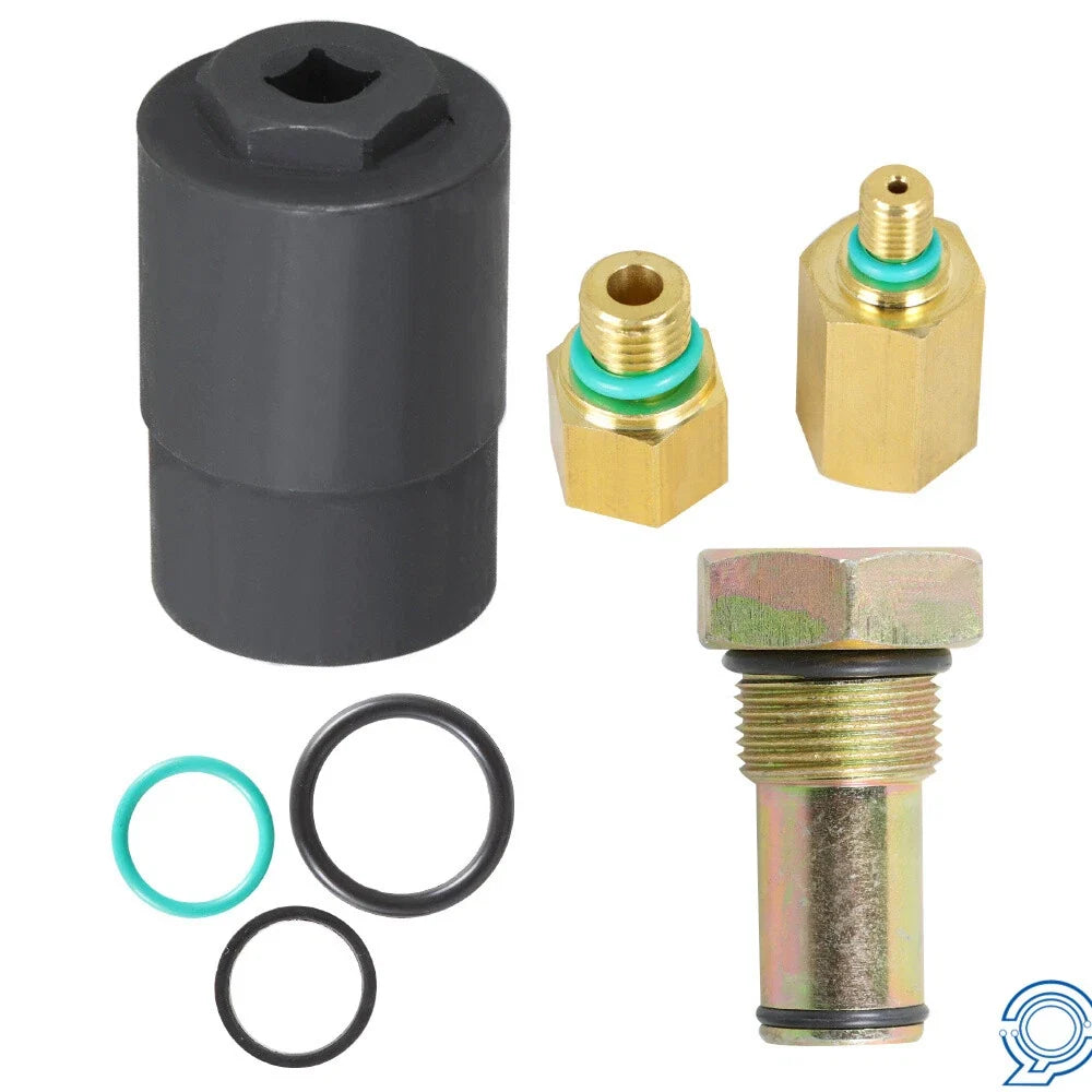 High Pressure Oil Rail Adapters Leak Test Kit for Ford (2003–2007)