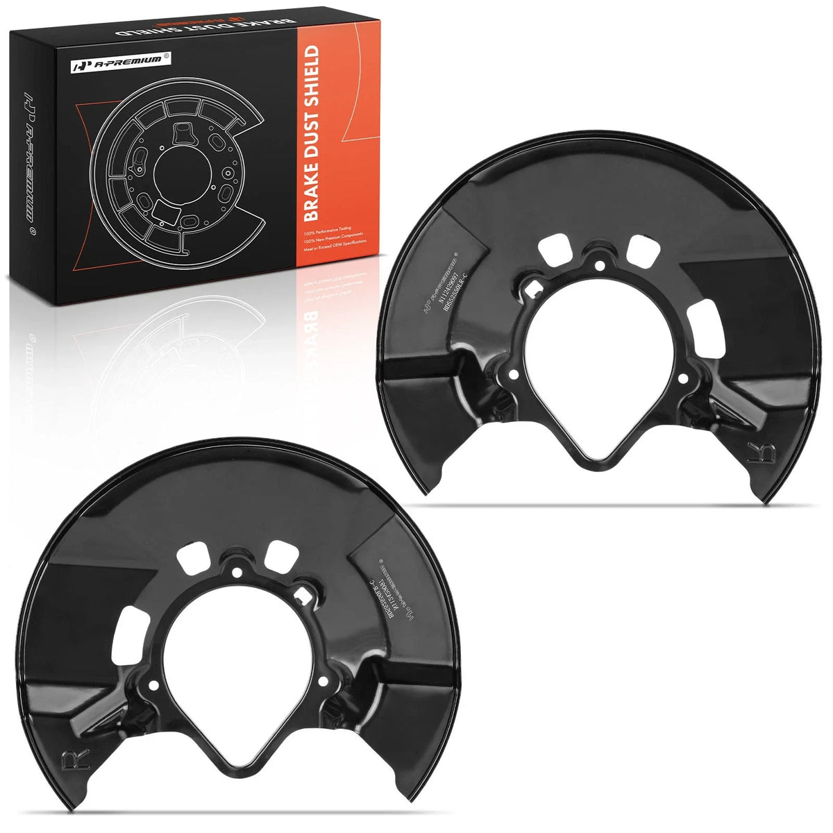 2Pcs Brake Dust Shields for Honda Civic (2012–2015)