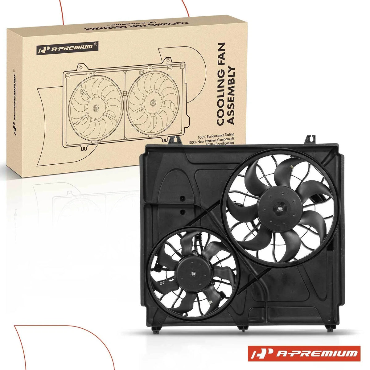 Dual Cooling Fan Assembly for Kia Sorento (2003–2006)