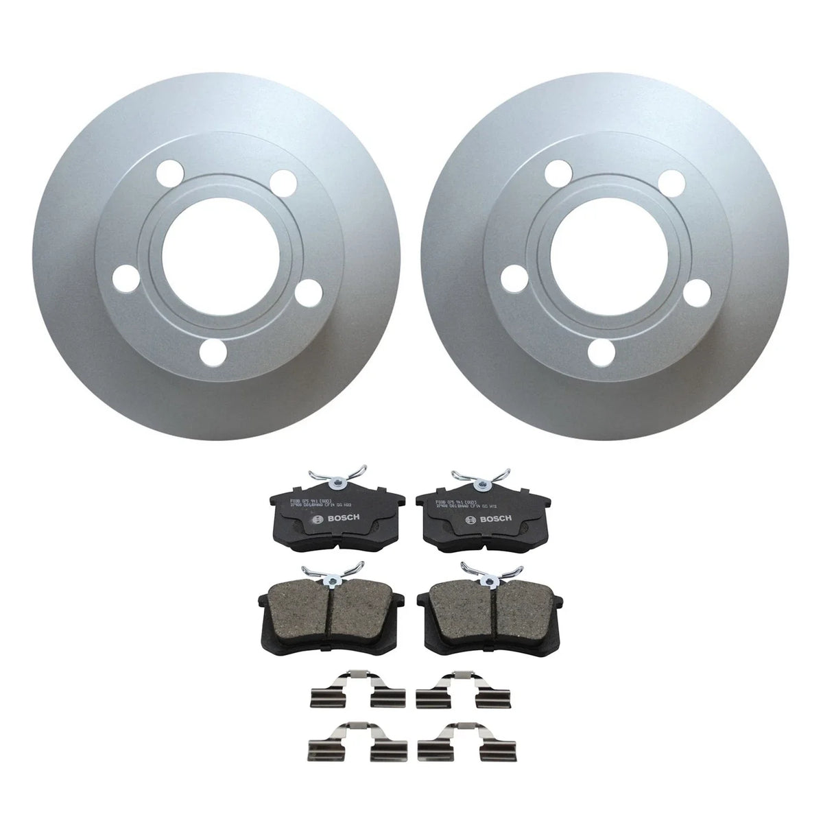 Disc Brake Pads Kit & Rear Solid Rotor for Audi A6, VW Passat