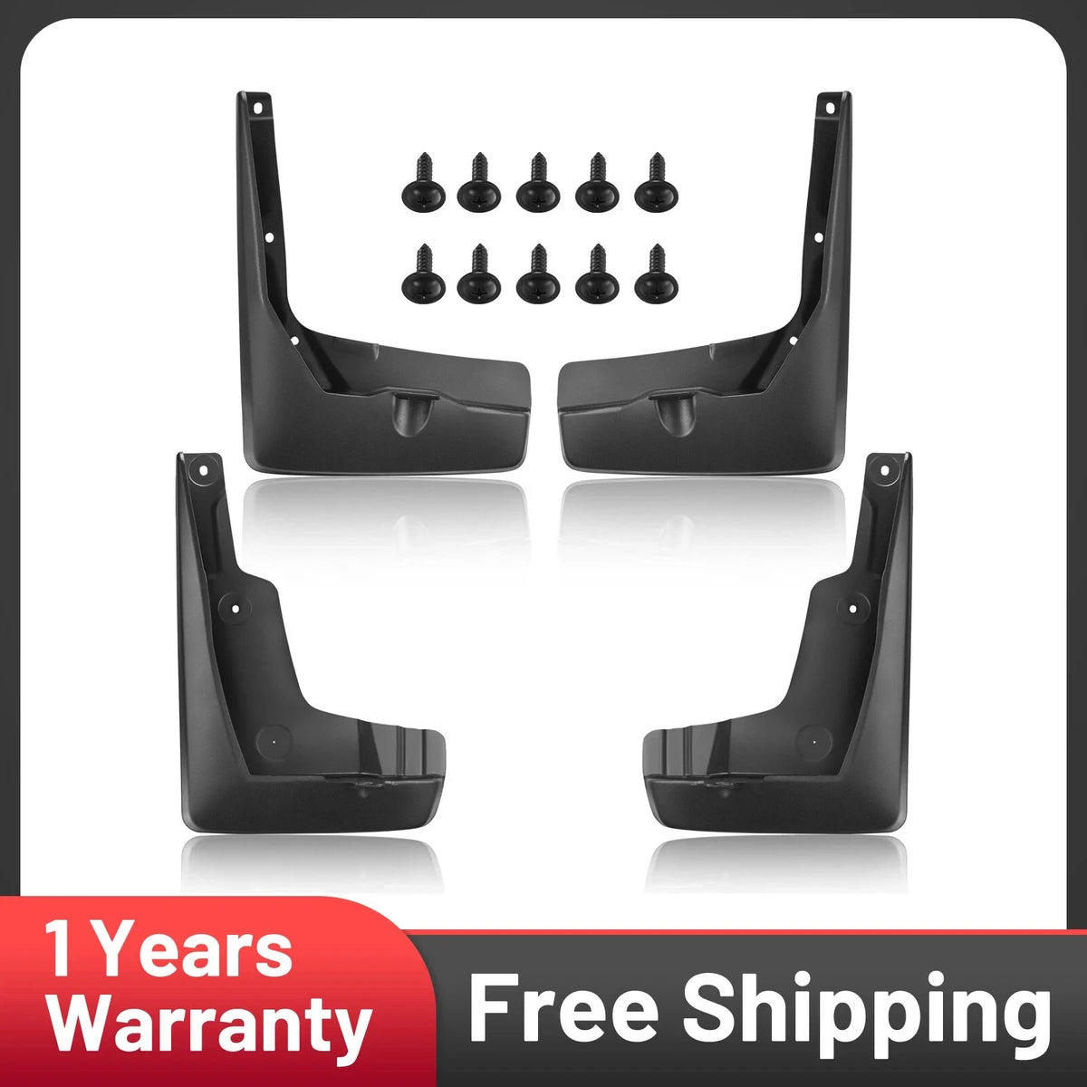 Splash Guards Mud Flaps for Toyota Camry 2015–2017 (Front & Rear)