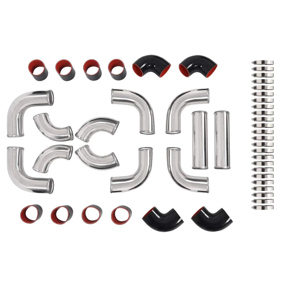 3 Inch Intercooler Piping Kit - 12PCS for Universal Fit