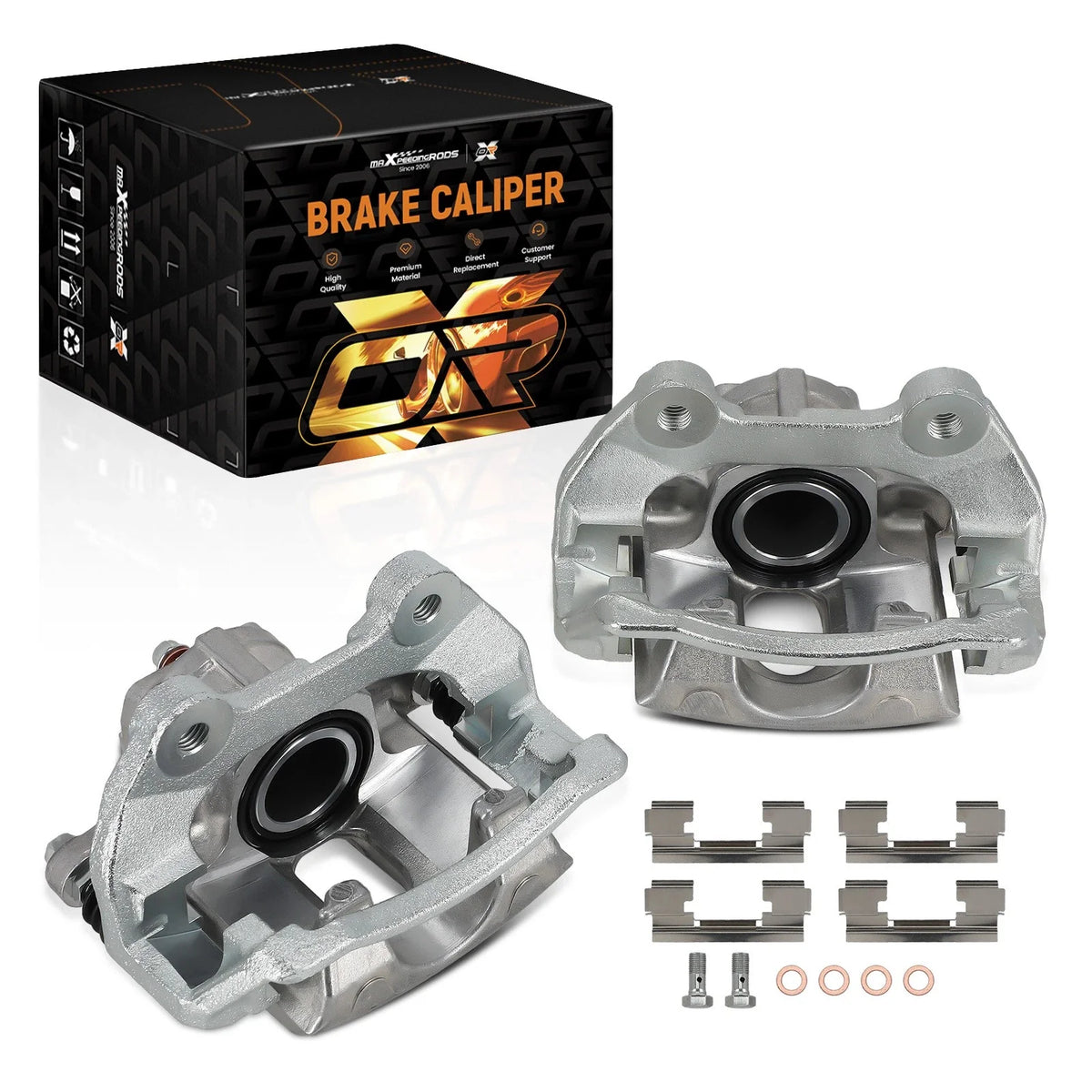 Rear Brake Calipers for Cadillac XTS 2013-2019 - Set of 2 with Bracket