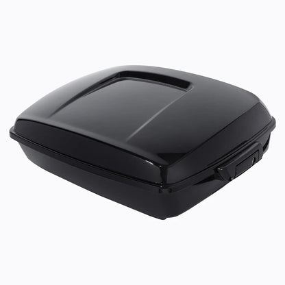 Chopped Trunk Rack with Backrest Pad for Harley Road Glide Electra 2014-2023
